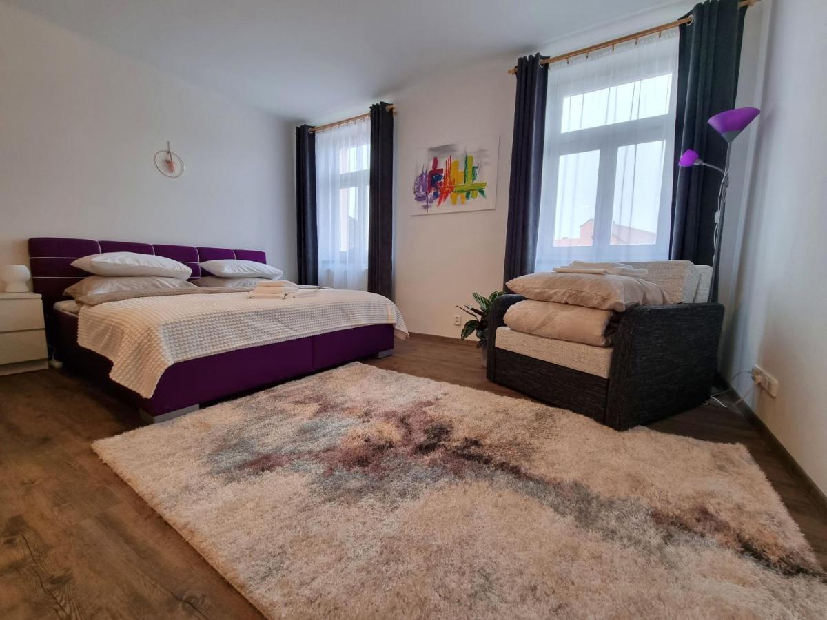 Velke Studio Na Velkem Namesti S Vybavenou Kuchyni Hradec Kralove Luaran gambar